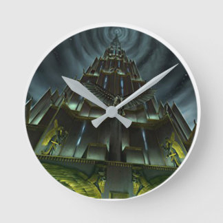 Ronde Horloge de la tour foncée