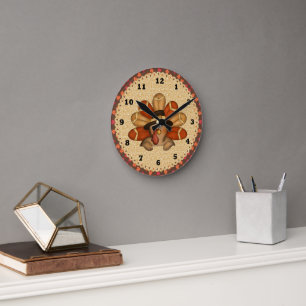 Ronde Horloge de la Turquie de thanksgiving