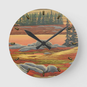 Ronde Horloge de l'ours polaire Churchill Automne Horlog