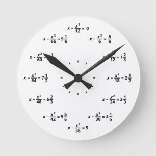 Ronde Horloge de maths