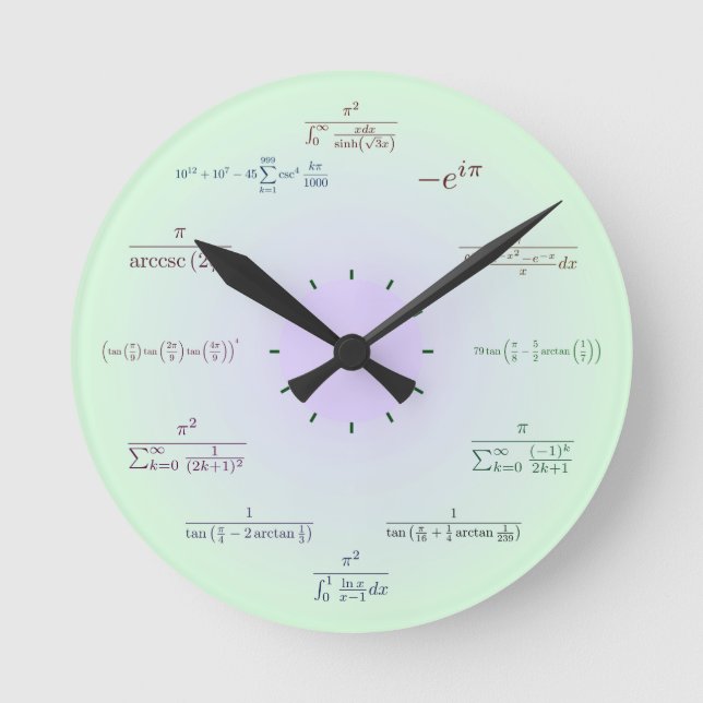 Ronde Horloge de maths (Recto)