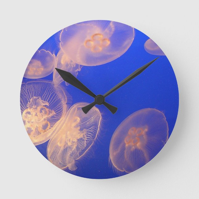 Ronde Horloge de méduses éclatantes (Recto)