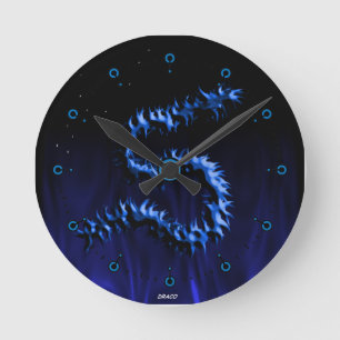 Ronde Horloge de milieu de dragon de Draco