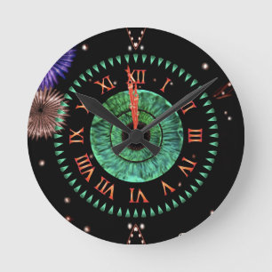 Ronde Horloge de minuit émeraude