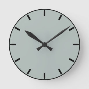 Ronde Horloge de mur de verre de plage