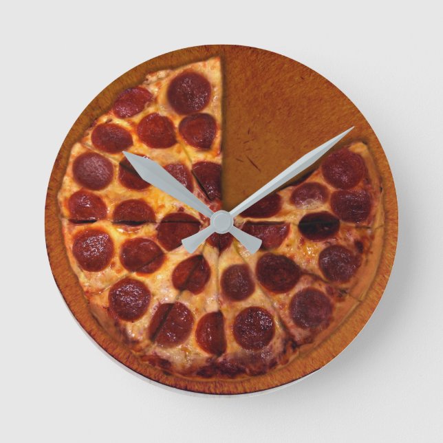 Ronde Horloge de pizza (Recto)