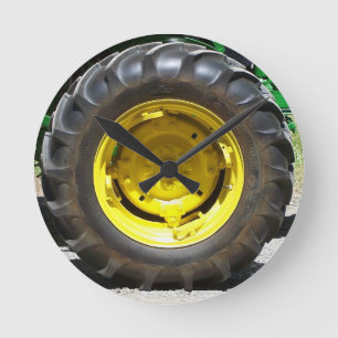 Ronde Horloge de roue de tracteur