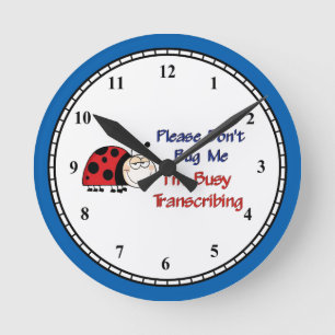 Ronde Horloge de transcription Médicale