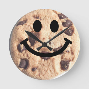 Ronde Horloge de visage de gâteau aux pépites de