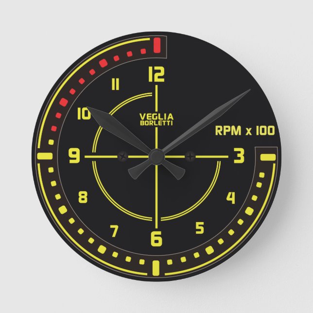 Ronde Horloge Delta Tachomètre (Recto)