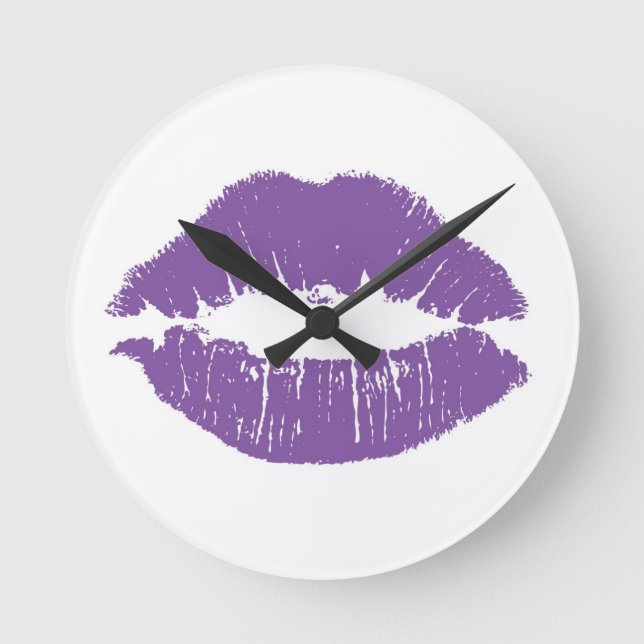 Ronde Horloge des lèvres pourpres (Recto)