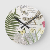 Horloge des libellules vintages