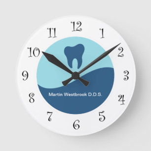 Ronde Horloge des salles d'attente du bureau des dentist