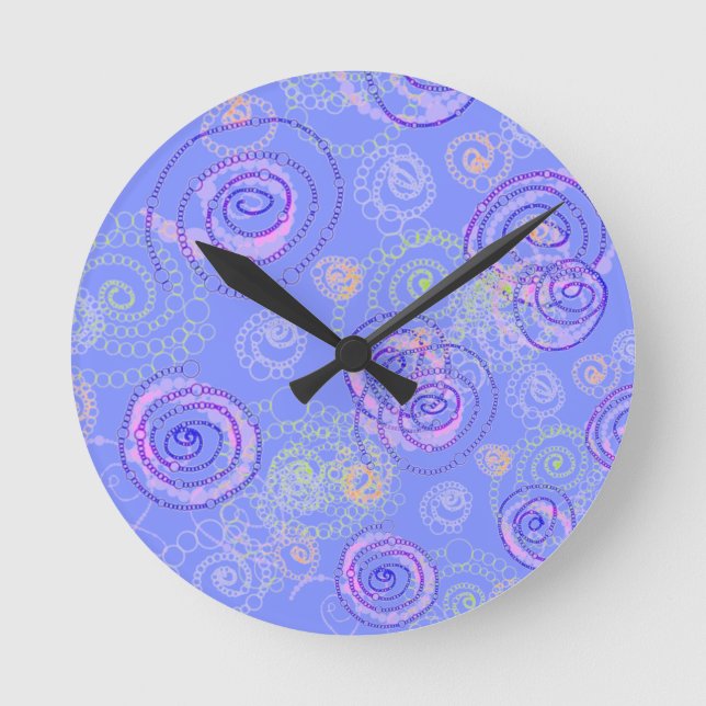 Ronde Horloge des spirales de couleur, Périgulier (Recto)