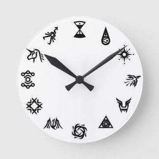 Ronde Horloge des symboles EXO