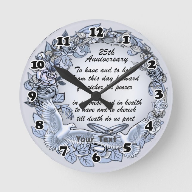 Ronde Horloge du 25e anniversaire (Recto)