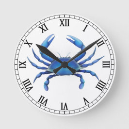Ronde Horloge du crabe bleu oriental