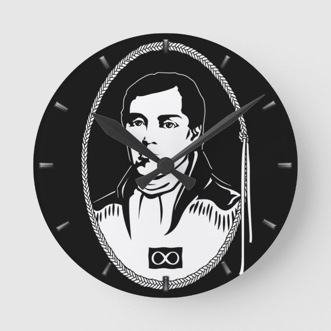 Ronde Horloge du héros métis Chef des Métis Cuthbert Gra (Recto)