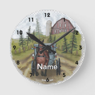Ronde Horloge du jour de la ville d'Amish