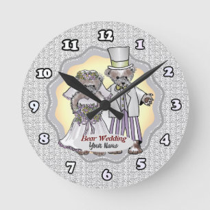 Ronde Horloge du Mariage de la mariée et de la chambre d