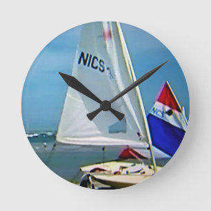 RONDE HORLOGE DU MUR DE RÊVE DU SAILOR