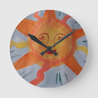 Horloge du mur du soleil