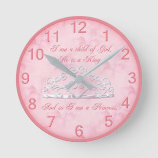 Ronde Horloge du Mur Religieux Princesse