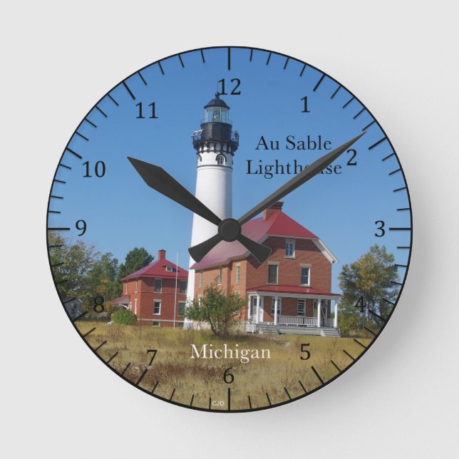 Ronde horloge du phare d'Au Sable (Recto)