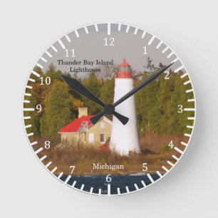 Ronde horloge du phare de Thunder Bay Island