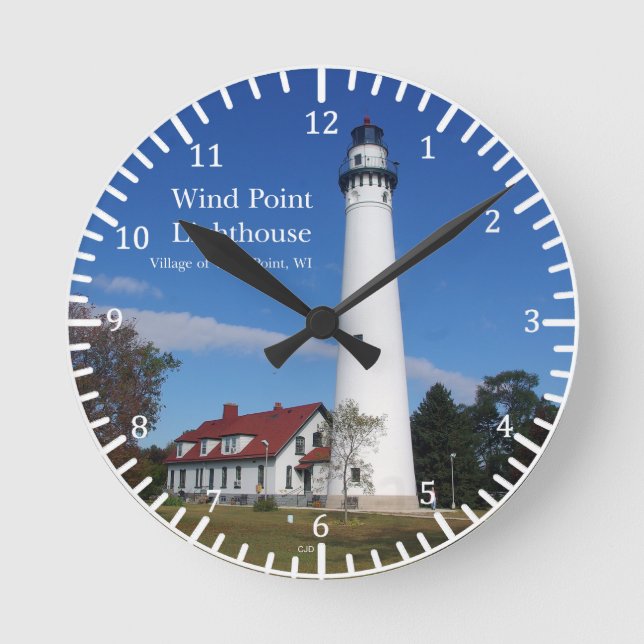 Ronde horloge du phare de Wind Point (Recto)