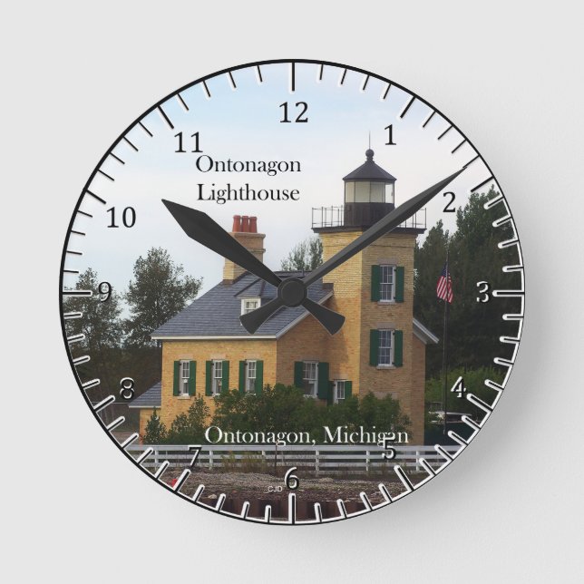 Ronde Horloge du phare d'Ontonagon (Recto)