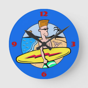 Ronde Horloge du surfeur