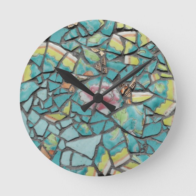 Ronde Horloge en mosaïque (Recto)
