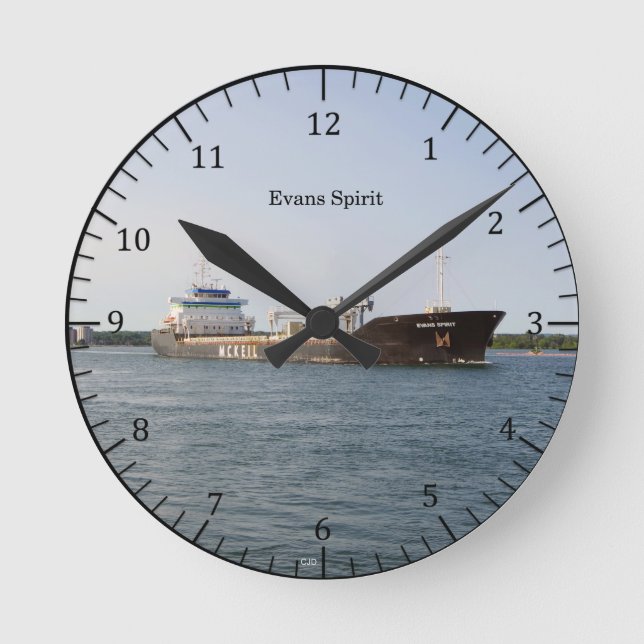 Ronde Horloge Evans Spirit (Recto)