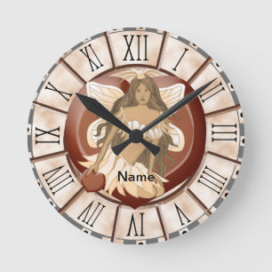 Ronde Horloge Fée au chocolat