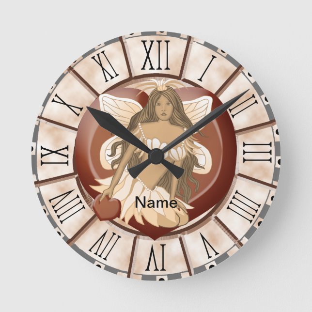Ronde Horloge Fée au chocolat (Recto)