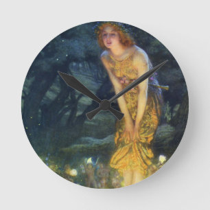 Ronde Horloge féerique de danse d'Ève de milieu de l'