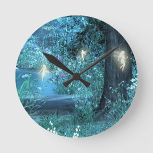 Ronde Horloge féerique de magie de nuit