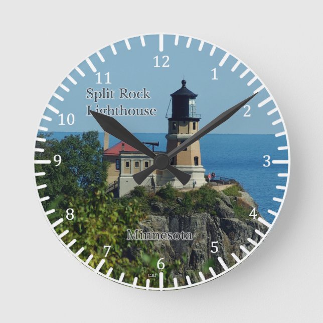 Ronde Horloge fendue de phare de roche (Recto)