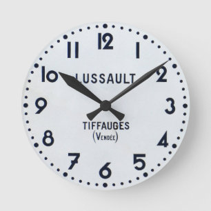 Ronde Horloge française vintage.