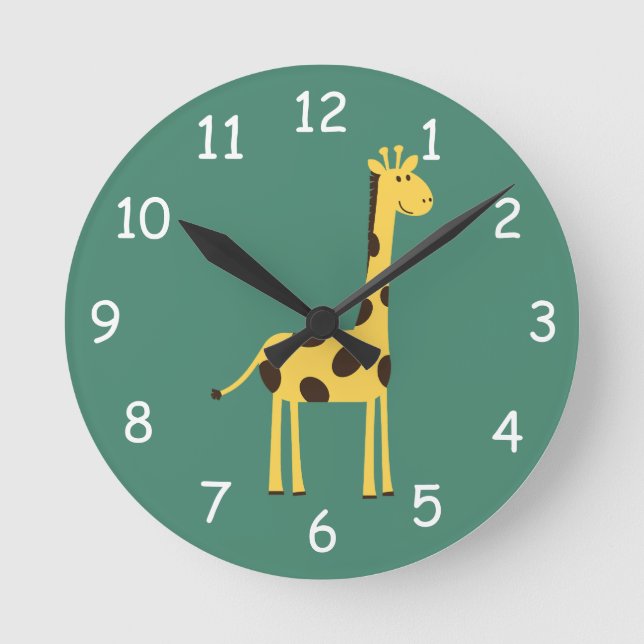 Ronde Horloge Giraffe (Recto)