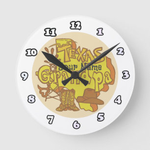 Ronde Horloge grand-père du Texas