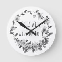 Horloge Il Est Bien Pour Mon Âme