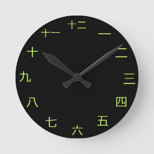 Ronde Horloge japonaise chinoise