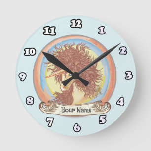 Ronde Horloge Licorne Fantastique