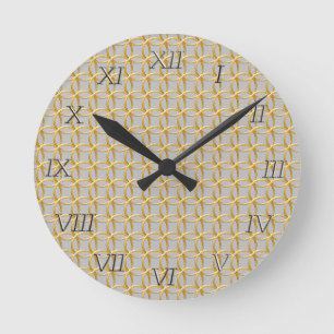 Ronde Horloge - Liens de courrier de la chaîne d'or
