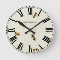 Horloge magasin de l'abeille du travailleur