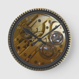Ronde Horloge mécanique des engrenages