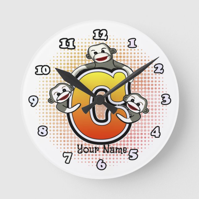 Ronde Horloge Monogram C Sock Monkey (Recto)