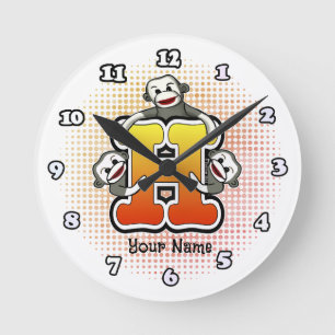 Ronde Horloge Monogram H Sock Monkey